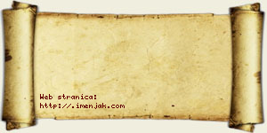 Jovana Antonijević vizit kartica